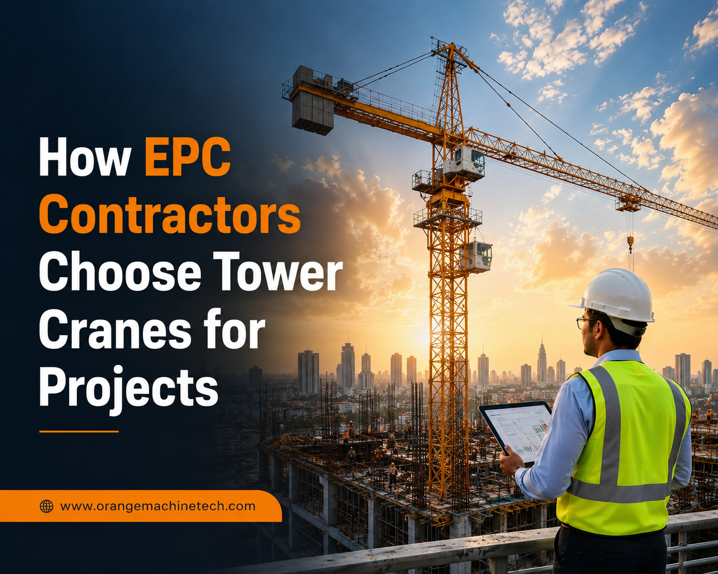 Learn how EPC contractors choose tower cranes for high-rise projects
