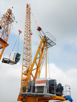 Orange Machinetech Derrick cranes for high rise projects sale & rent